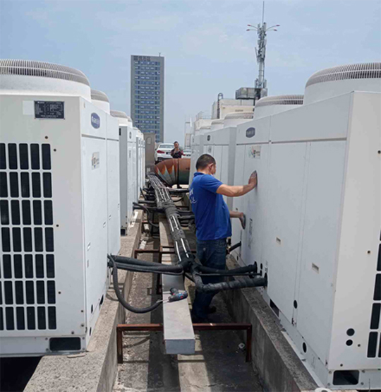 沅江中央空调制热和不制冷系统维修方法